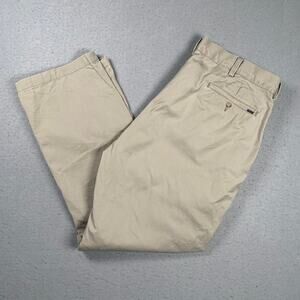 Vintage Polo Ralph Lauren Chino Pants Mens 40x30 Classic Fit Beige Straight